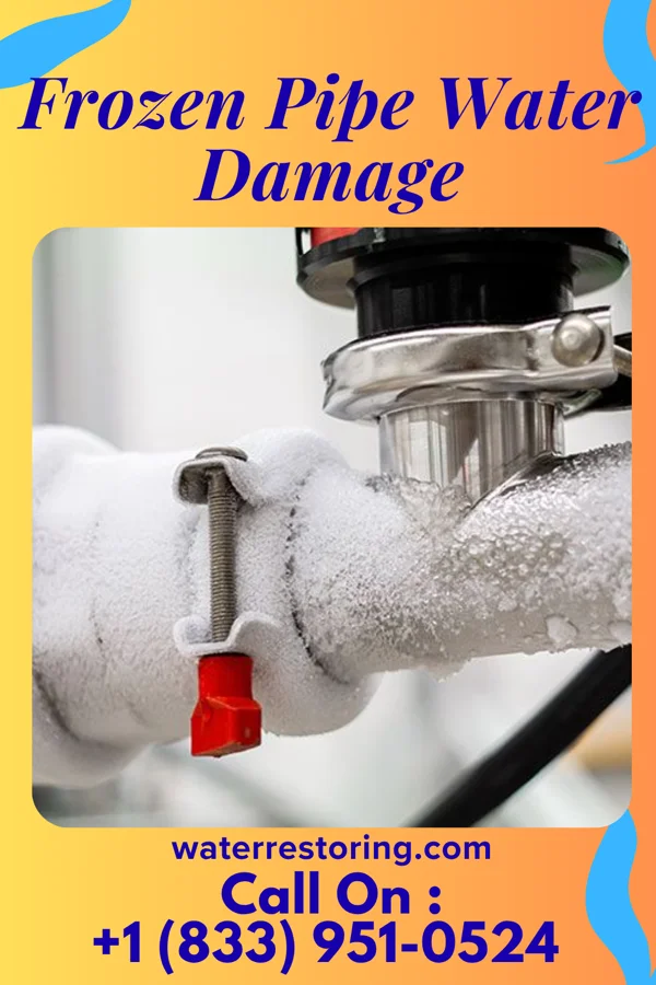 Frozen Pipe Water Damage in Buena Vista, CA